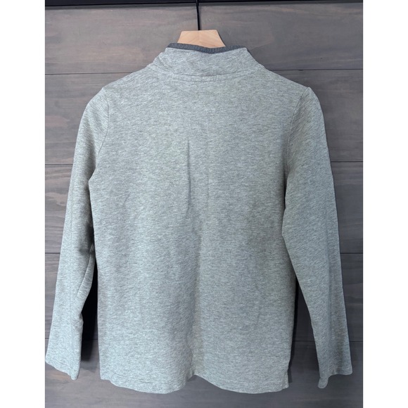 LL Bean Rugby‎ Shirt Women's Small Soft Cotton Pullover Long Sleeve Gray 501541 - Picture 3 of 6
